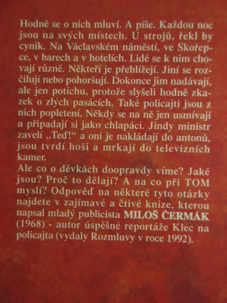 POVOLÁNÍ: DĚVKA, MILOŠ ČERMÁK, **an