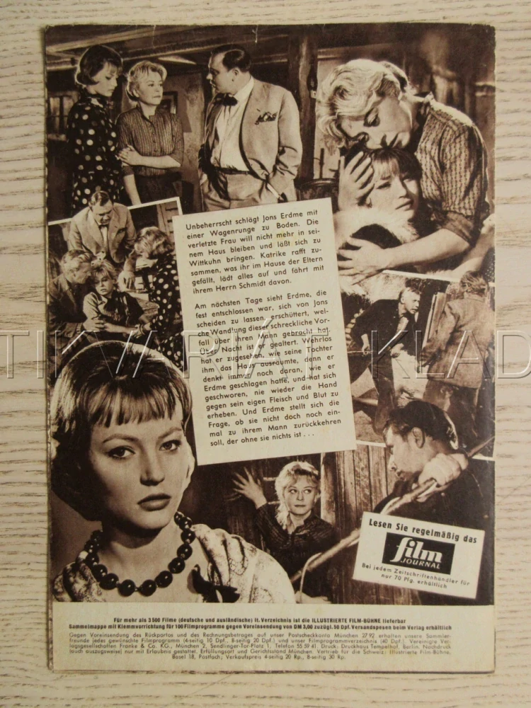 THE MAN WHO DIED TWICE, R. CAMERON, V. RALSTON-HRUBÁ, M. MAZURKI, BIO PROGRAM Č. 4942