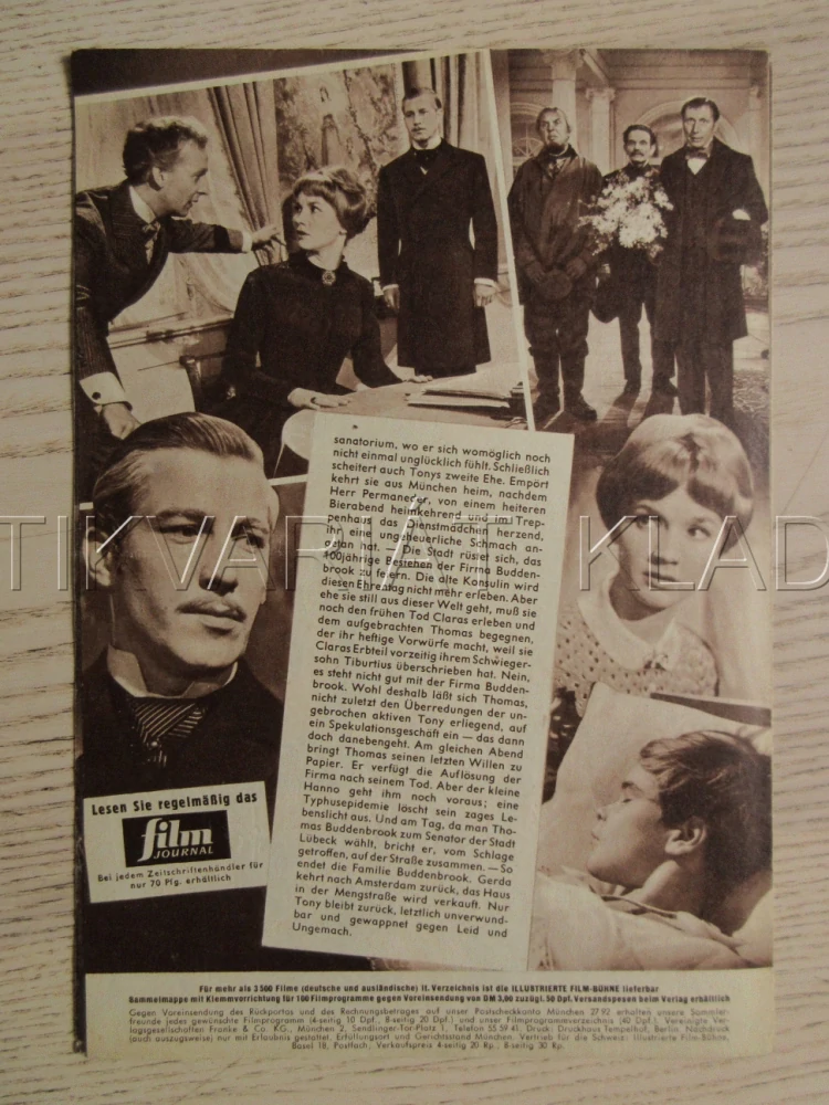 BUDDENBROOKS - 2. TEIL, L. PULVER, N. TILLER, H. FELMY, BIO PROGRAM Č. 05086