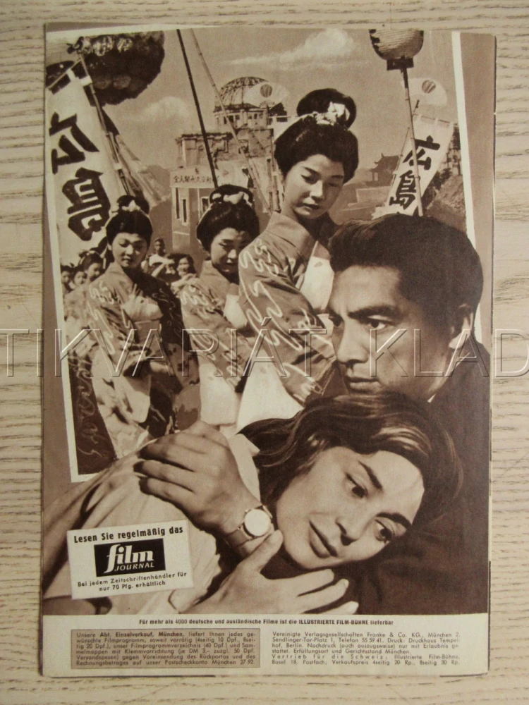 HIROŠIMA, MÁ LÁSKA, E. RIVA, E. OKADA, P. BARBAUD, BIO PROGRAM Č. 05245