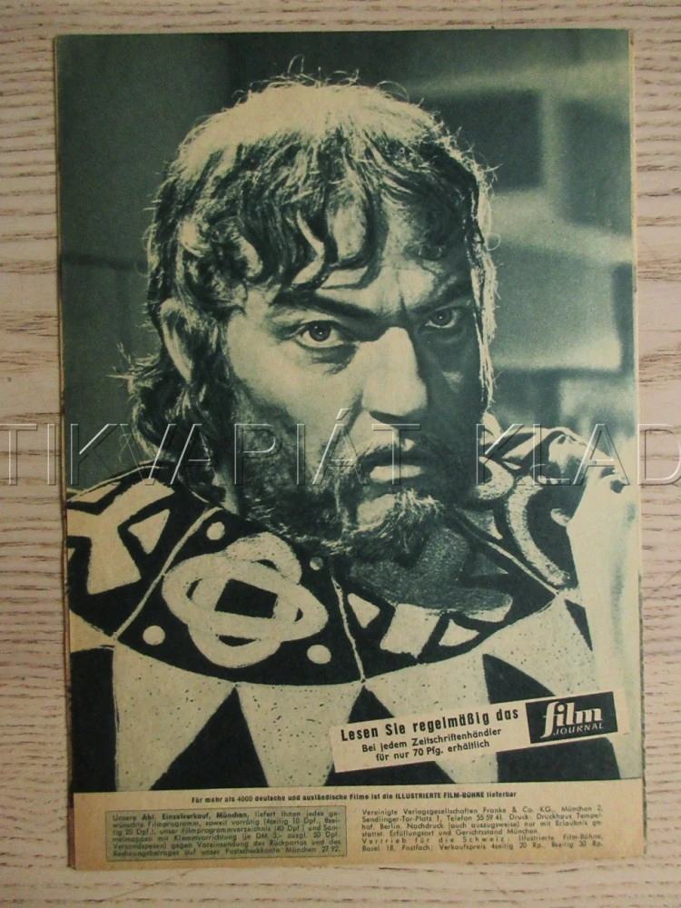 DAVID E GOLIA, I. PAYER, KRONOS, O. WELLES, BIO PROGRAM Č. 05275