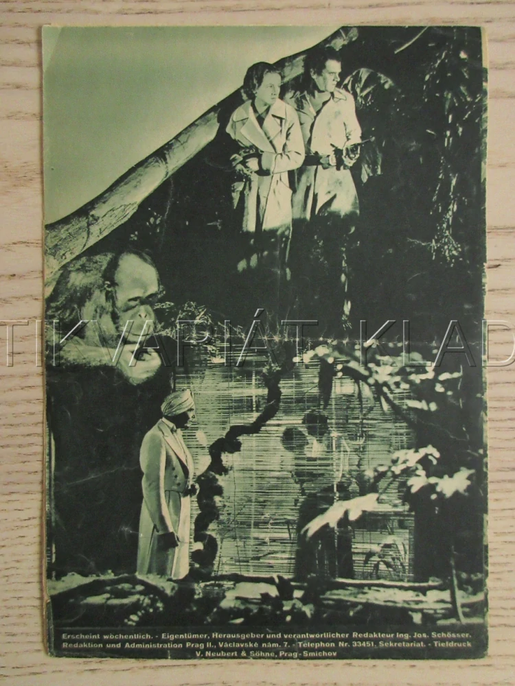 VÝCHODNĚ OD BORNEA, R: G. MELFORD, NĚMECKY, BIO PROGRAM ZŠ Č. 54, 1932