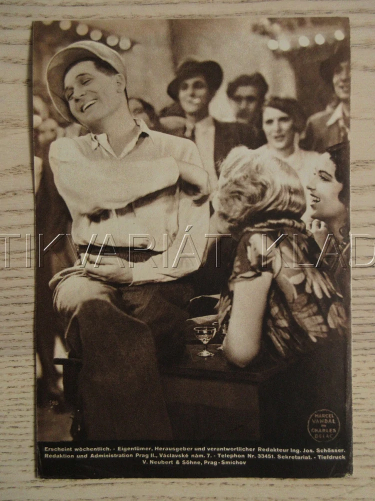 MADAME MÁ VYCHÁZKU, R: W. THIELE, L. HAIDOVÁ, H. BRAUSEWETTER, H. HILDEBRANDTOVÁ, NĚMECKY, BIO PROGRAM ZŠ Č. 56, 1932