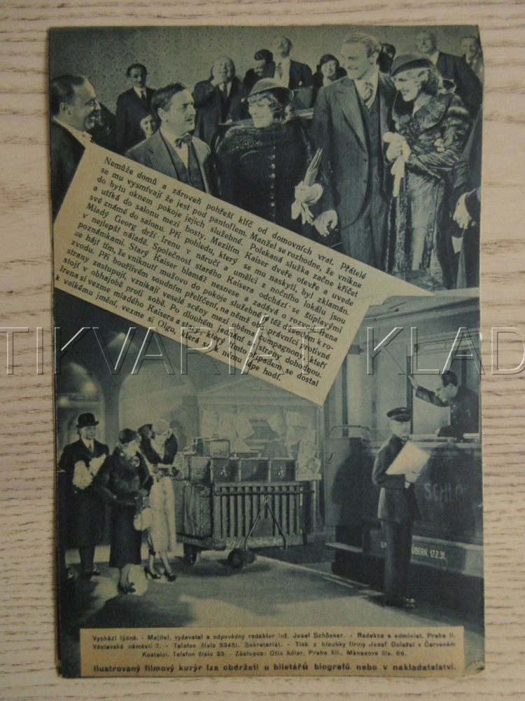 MANŽELSTVÍ S RUČENÍM OBMEZENÝM, CH. SUSA, H. MOSER, BIO PROGRAM ZŠ Č. 66, 1932