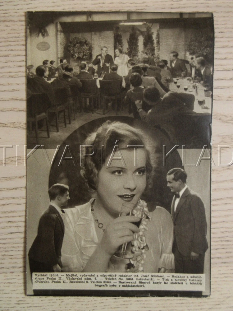 DĚVČÁTKO NA VDÁVÁNÍ, R: V. THIELE, R. MÜLLEROVÁ, H. THIMIG, W. GRILL, BIO PROGRAM ZŠ Č. 80, 1932