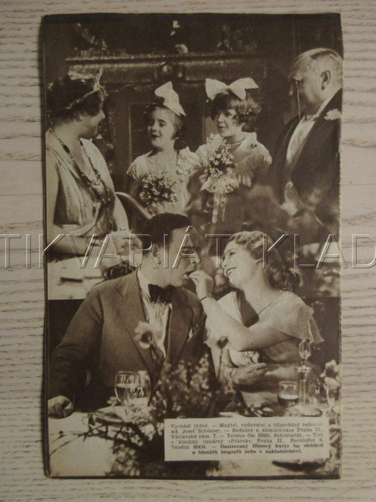 DĚVČE Z MONTPARNASSU, R: H. SCHWARZ, J. TIEDTKE, J. FALKENSTEIN, F. SCHULZ, BIO PROGRAM ZŠ Č. 89, 1932