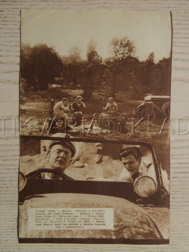 AUTO JENOM PRO DVA, R: J. MAY, M. SCHNEIDROVÁ, K. L. DIEHL, R. ROMANOVSKY, BIO PROGRAM ZŠ Č. 91, 1932