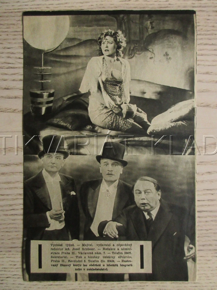 PRINC Z ARKADIE, R: K. HARTL, W. FORST, L. HAIDOVÁ H. BLEIBTREU, BIO PROGRAM ZŠ Č. 100, 1932