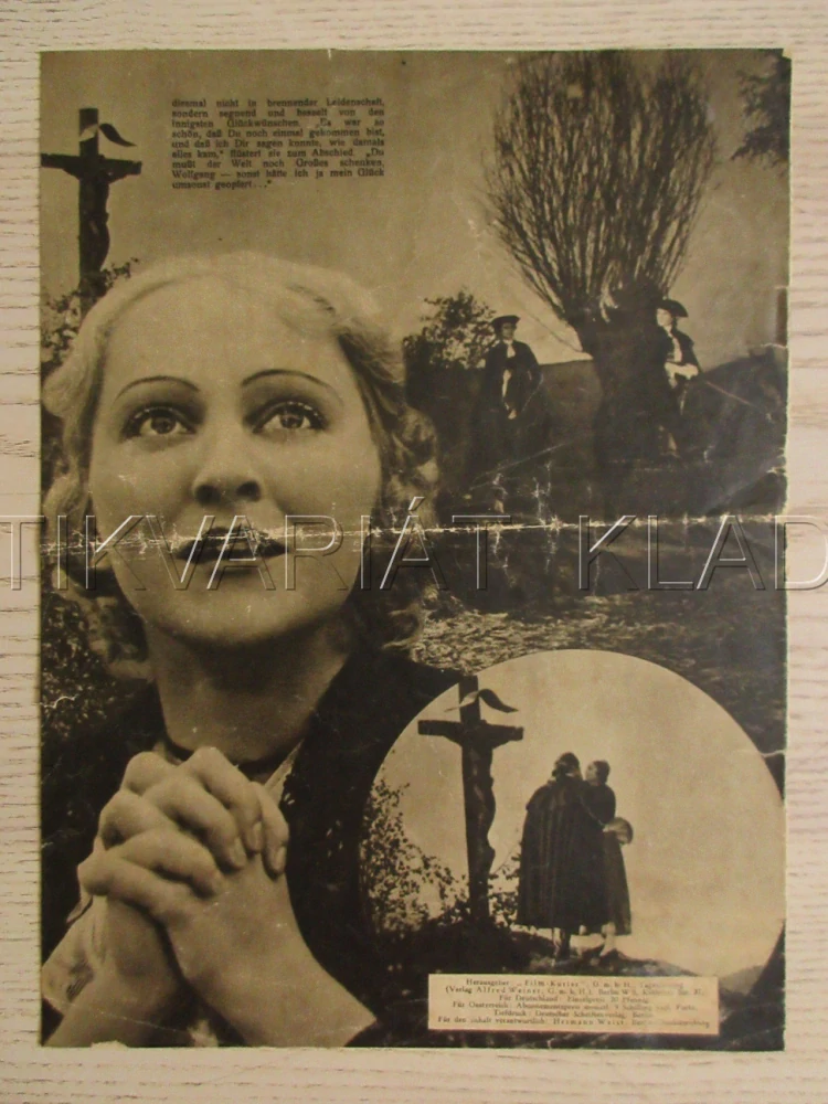 DIE JUGENDGELIEBTE, R: H. TINTNER, J. TIEDTKE, I. PERRY, FILM KURIER Č. 1335