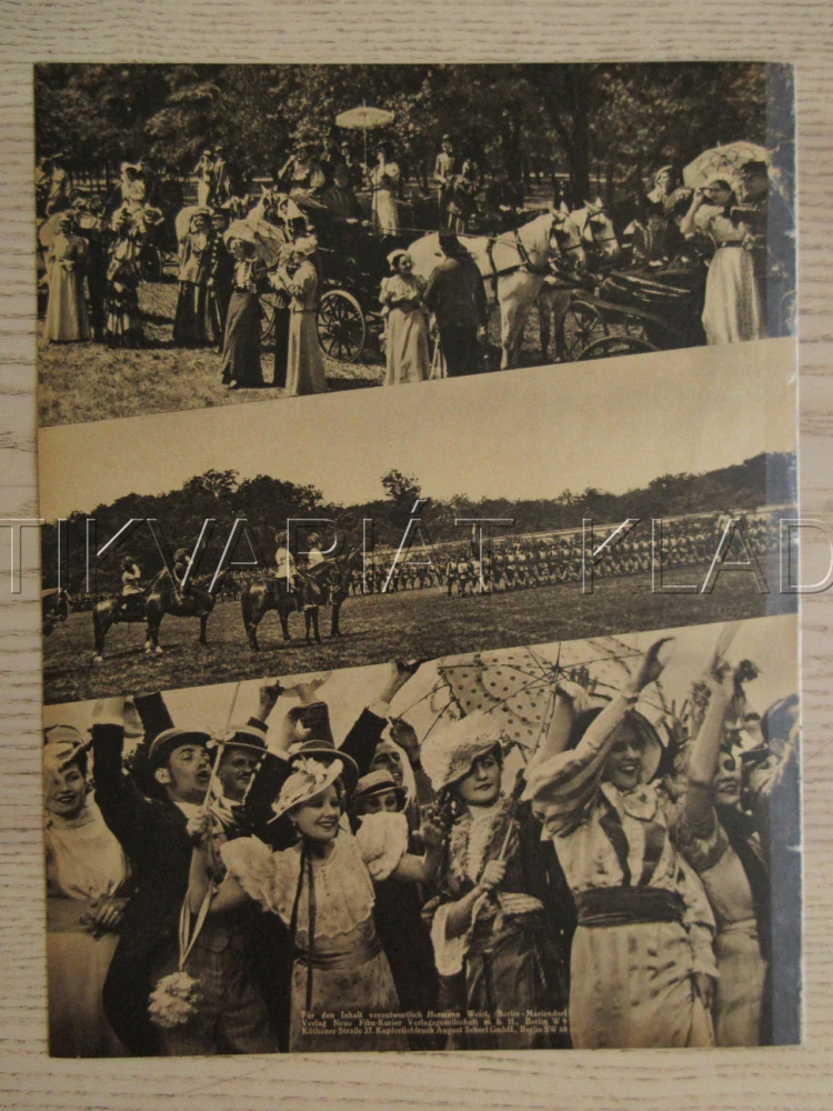 FRÜHJAHRSPARADE, R: G. VON BOLVARY, P. HÖRBIGER, T. LINGEN, FILM KURIER Č. 2269