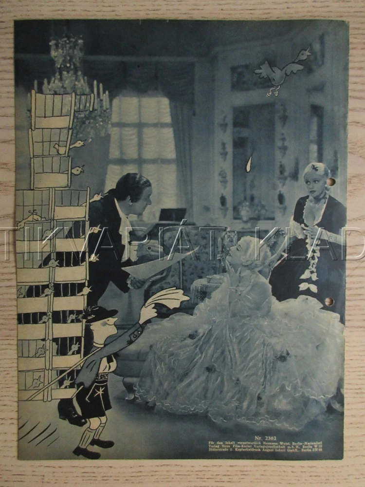 DER VOGELHÄNDLER, R: E. W. EMO, M. ANDERGAST, W. ALBACH-RETTY, FILM KURIER Č. 2362