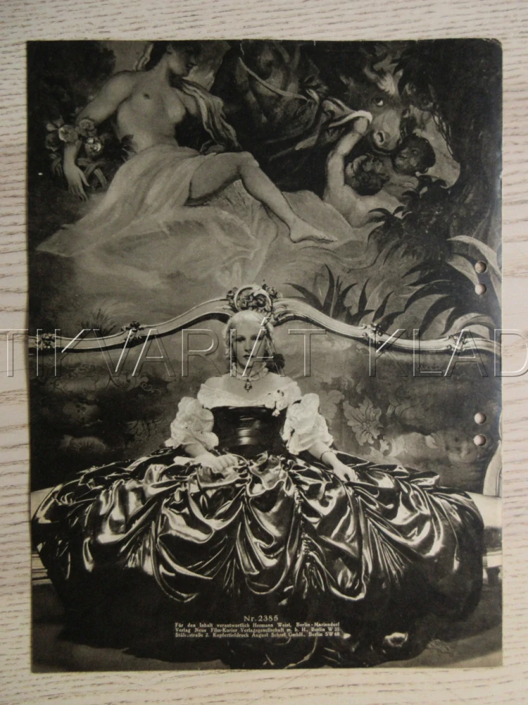 MARKÝZA POMPADOUR, R: W. SCHMIDT-GENTNER, L. SLEZAK, W. EICHBERGER, FILM KURIER Č. 2385