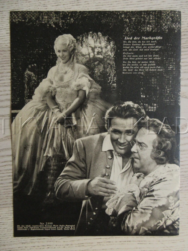 DER AMMENKÖNIG, R: H. STEINHOFF, K. GOLD, R. ROMANOWSKY, FILM KURIER Č. 2399
