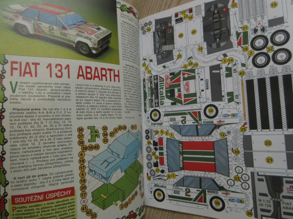 ABC, 16/2000, KOMPLETNÍ DÉČKA, FIAT