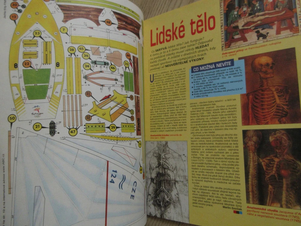 ABC, 19/2000, KOMPLETNÍ DÉČKA, ANATOMIE ČLOVĚKA