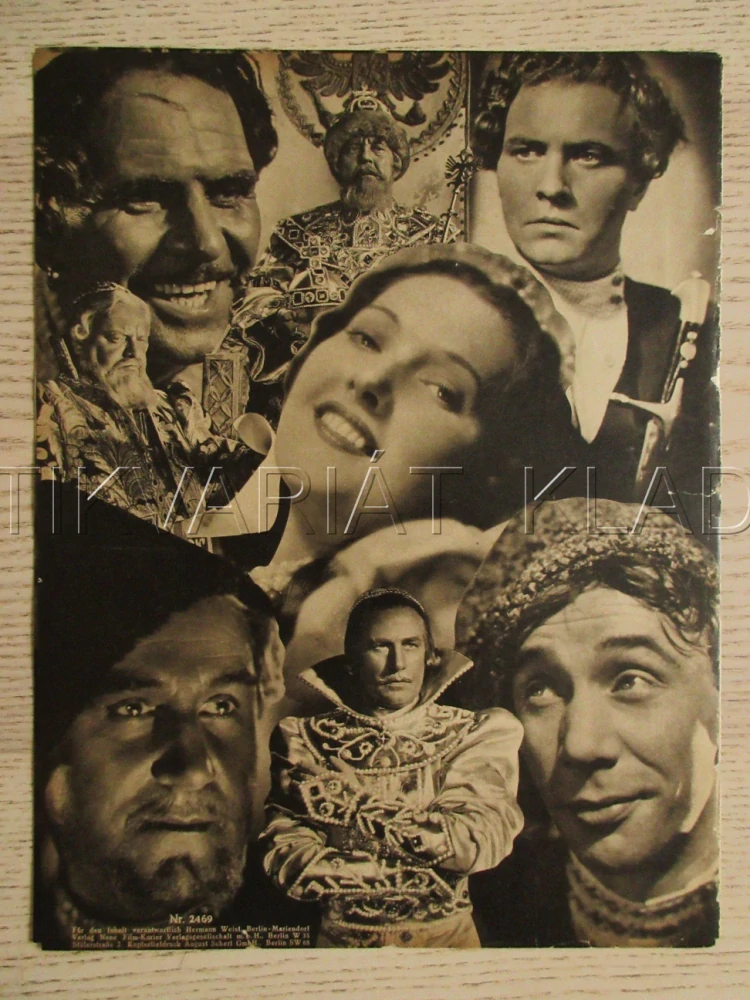 STJENKA RASIN, W. ENGELS, O. BACH, H. GEORGE, FILM SRN, FILM KURIER VBŠ Č. 2469