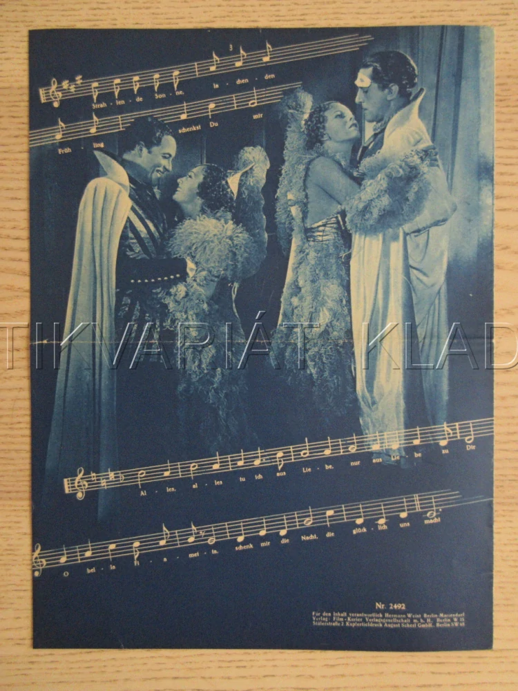 BOCCACCIO, A. SCHOENHALS, W. FRITSCH, P. KEMP, FILM SRN, FILM KURIER VBŠ Č. 2492