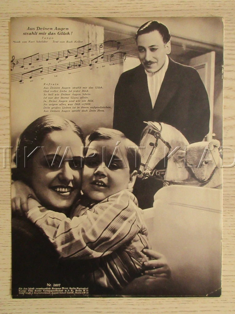 SCHLUSSAKKORD, W. BIRGEL, LIL DAGOVER, T. LOOS, FILM SRN, FILM KURIER VBŠ Č. 2497