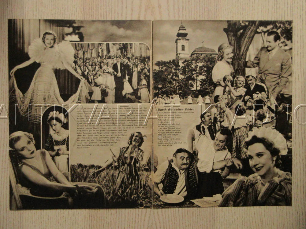 KDE SKŘIVÁNEK ZPÍVÁ, M. EGGERTH, H. SÖHNKER, L. ENGLISCH, FILM ŠVÝCARSKO, FILM KURIER VBŠ Č. 2553