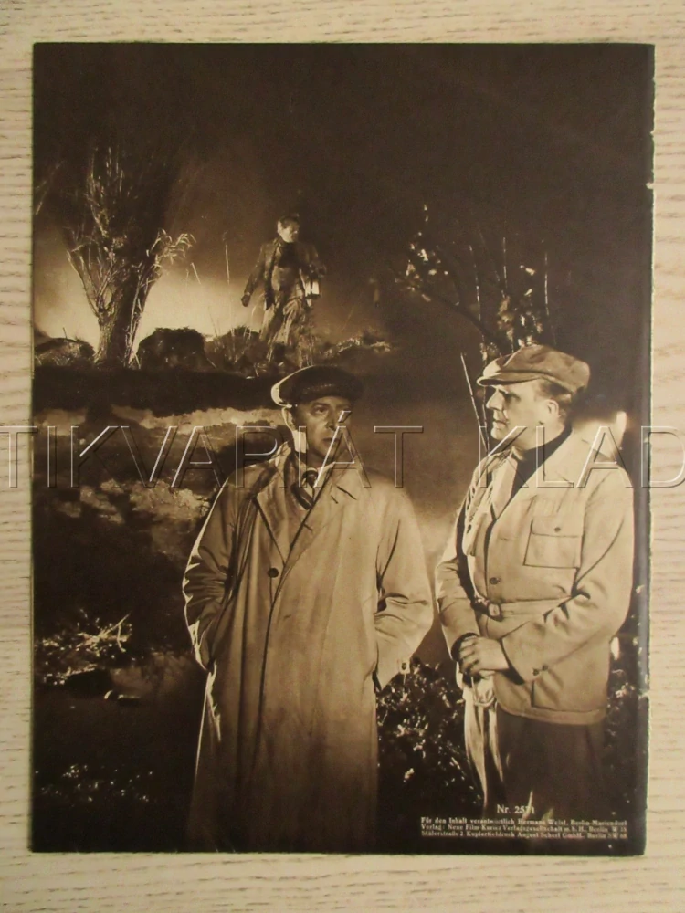 PES BASKERVILLSKÝ, R: K. LAMAČ, P. VOSS, F. KAYSSLER, FILM SRN, FILM KURIER VBŠ Č. 2571
