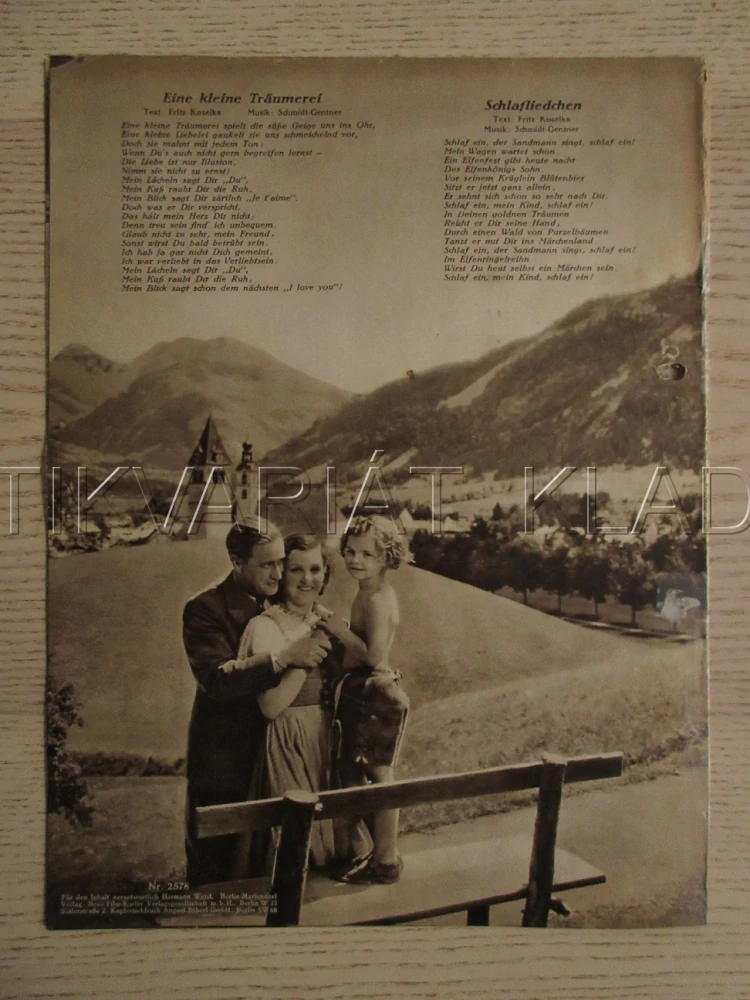 SEINE TOCHTER IST DER PETER, K. L. DIEHL, P. HÖRBIGER, O. TSCHECHOWA, FILM RAKOUSKO, FILM KURIER VBŠ Č. 2578
