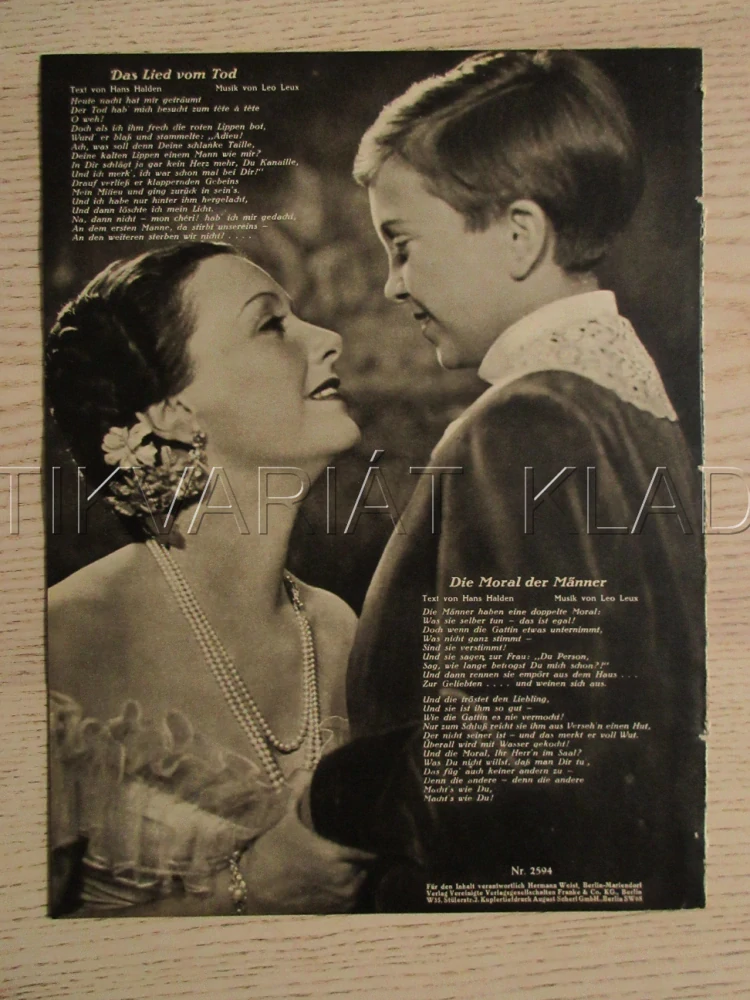 KREUTZEROVA SONATA, LIL DAGOVER, P. PETERSEN, H. KORBER, FILM SRN, FILM KURIER VBŠ Č. 2594