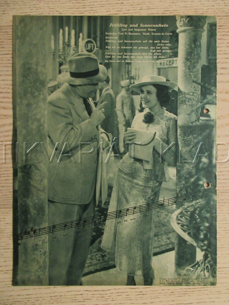 DIE STIMME DES HERZENS, B. GIGLI, G. KATT, F. MARIAN, FILM SRN, FILM KURIER VBŠ Č. 2622