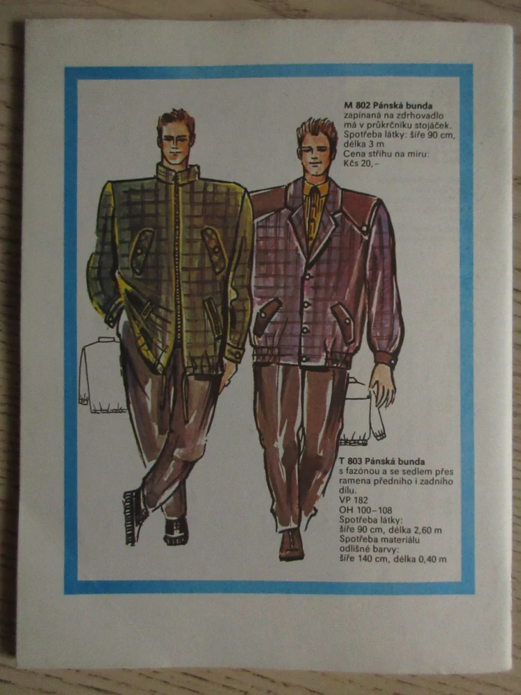 PÁNSKÁ MÓDA NABÍZÍ, Č. 127, 4/1989, **an