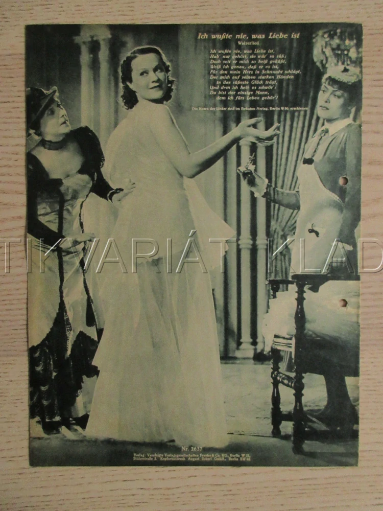 LAND DER LIEBE, A. MATTERSTOCK, O. SIMA, E. ODE, FILM SRN, FILM KURIER VBŠ Č. 2637