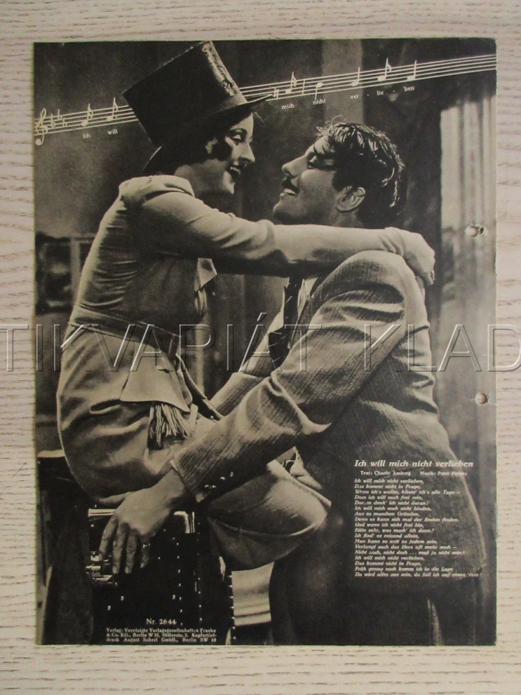 KDYŽ ŽENY MLČÍ, H. KNOTECK, J. HEESTERS, H. ENDLEIN, FILM SRN, FILM KURIER VBŠ Č. 2644