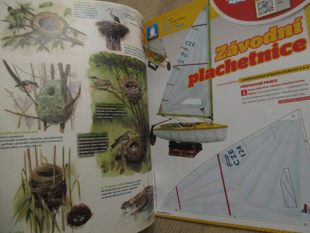 ABC, 8/2013, KOMPLETNÍ DÉČKA, LOĎ - PLACHETNICE