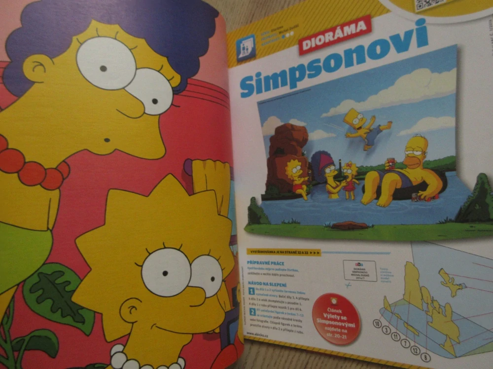 ABC, 7/2016, KOMPLETNÍ DÉČKA, SIMPSONOVI
