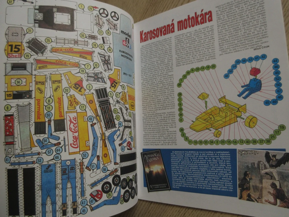 ABC, 18/1998, KOMPLETNÍ DÉČKA, KAROSOVANÁ MOTOKÁRA