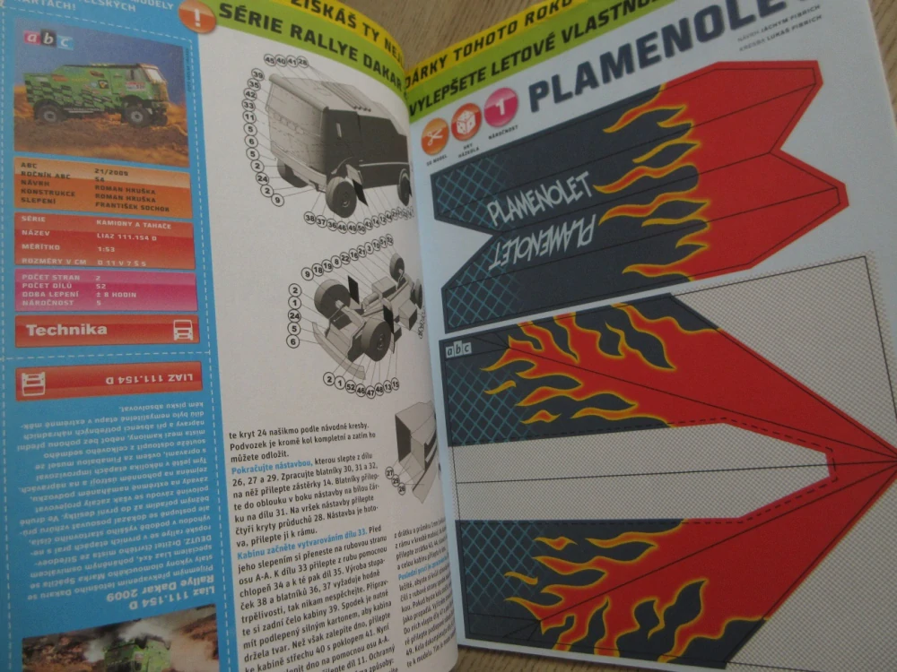 ABC, 21/2009, KOMPLETNÍ DÉČKA, PLAKÁT SIMPSONOVI, LIAZ 111.154
