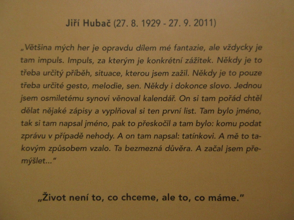 JIŘÍ HUBAČ: ŠLECHTIC PŘÍBĚHŮ, PATRIK ULRICH, **an