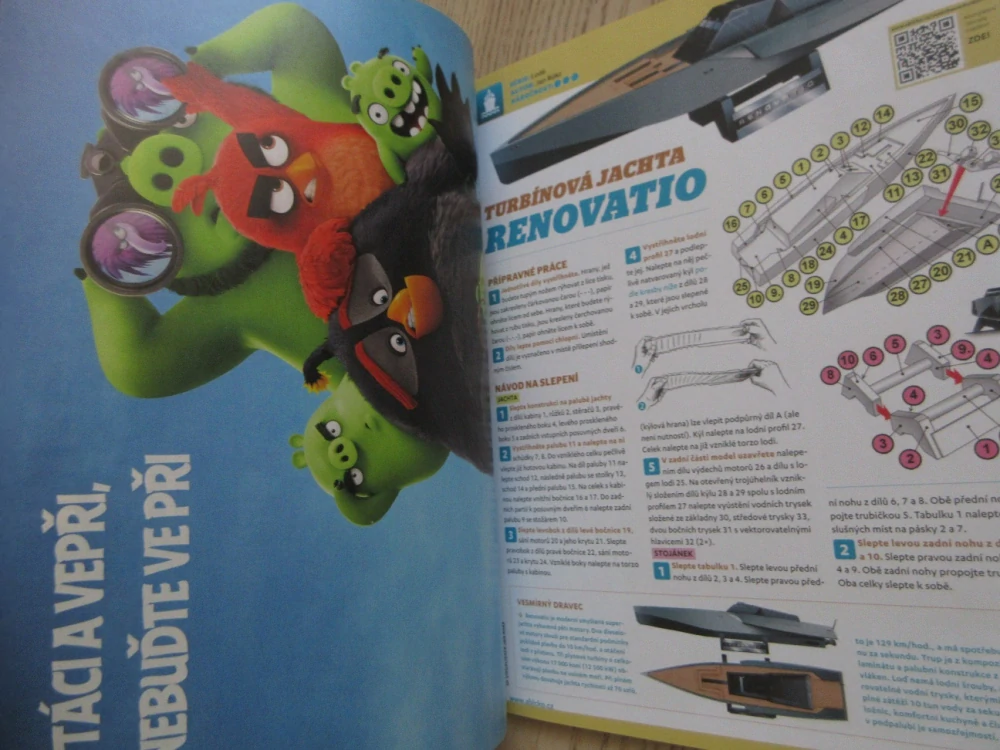 ABC, 18/2019, KOMPLETNÍ DÉČKA, ANGRY BIRDS 2, TURBÍNOVÁ JACHTA