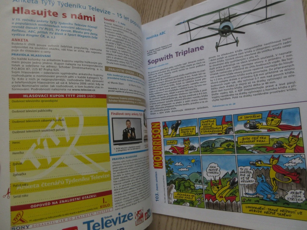 ABC, 2/2006, KOMPLETNÍ DÉČKA, DOPRAVA - HISTORICKÁ TRAMVAJ, LETECTVÍ