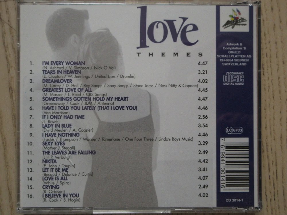 LOVE THEMES, 3X CD HUDBA