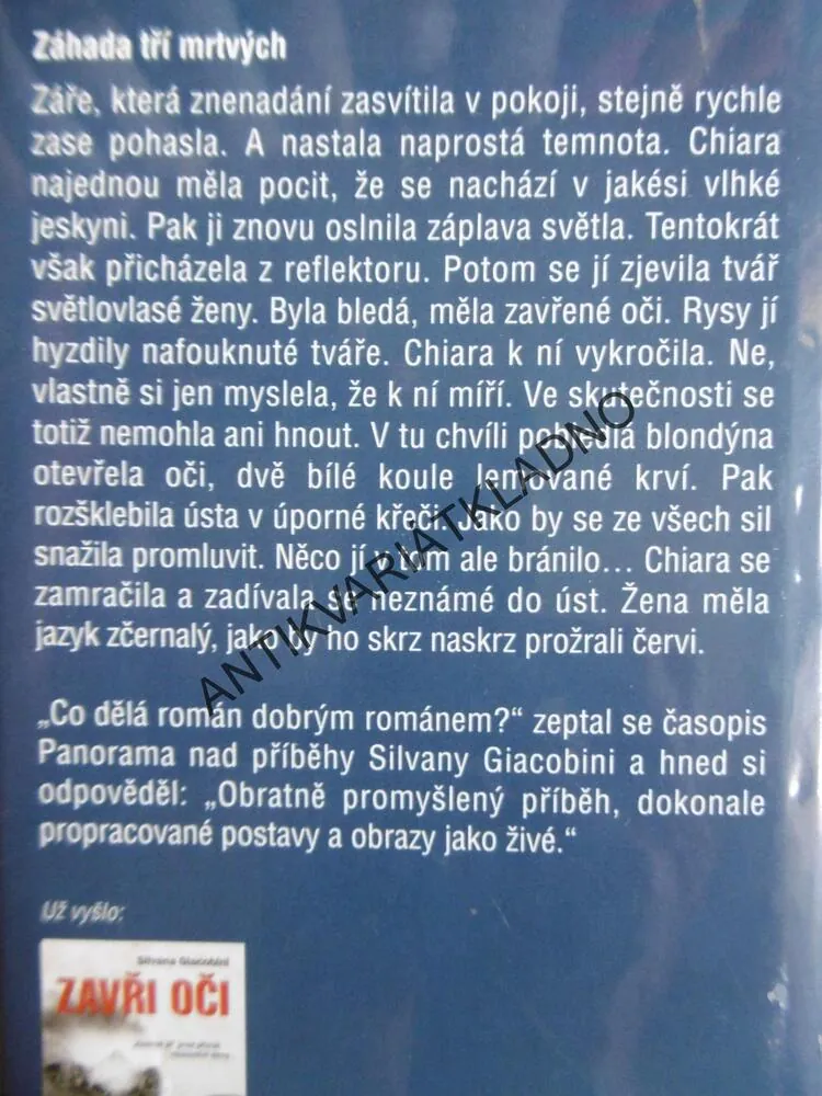 ZNÁM TVÉ TAJEMSTVÍ, SILVANA GIACOBINI, 2. **an