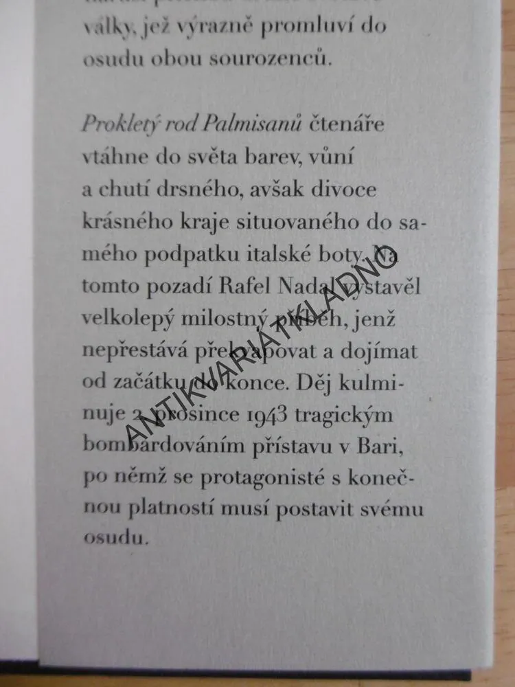 PROKLETÝ ROD PALMISANŮ, RAFEL NADAL, **an