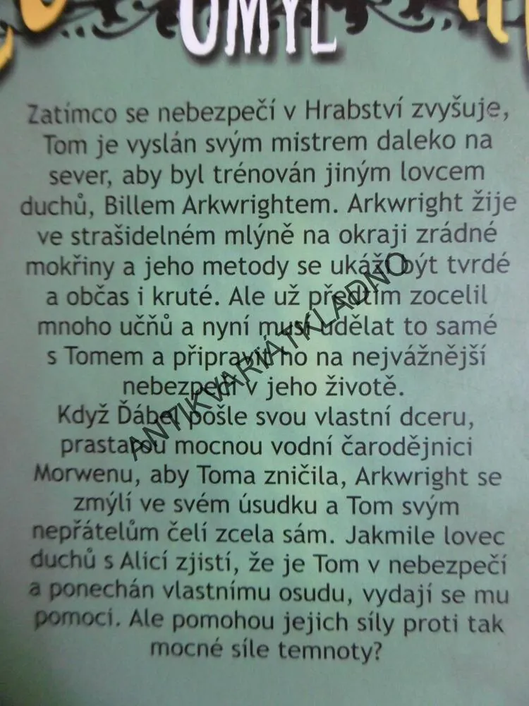 LOVEC DUCHŮ, OMYL, JOSEPH DELANEY, **an