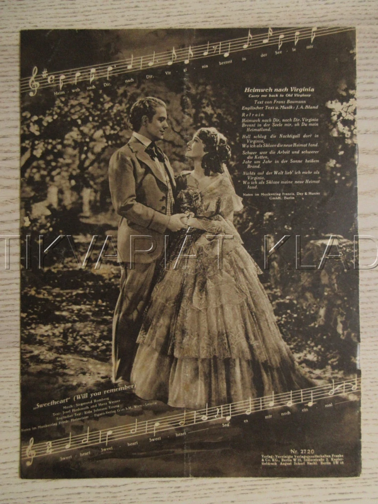 BYL LÁSKY ČAS, J. MACDONALD, N. EDDY, J. BARRYMORE, FILM USA, FILM KURIER VBŠ Č. 2720