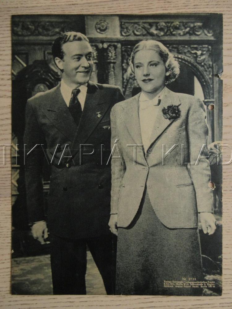 GEWITTERFLUG ZU CLAUDIA, W. FRITSCH, O. TSCHECHOWA, E. JÜRGENSEN, FILM NĚM. ŘÍŠE, FILM KURIER VBŠ Č. 2732