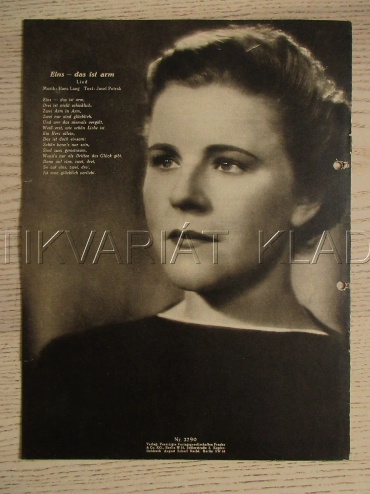 ZRCADLO ŽIVOTA, P. WESSELY, P. PETERSEN, A. HÖRBIGER, FILM RAKOUSKO, FILM KURIER VBŠ Č. 2790