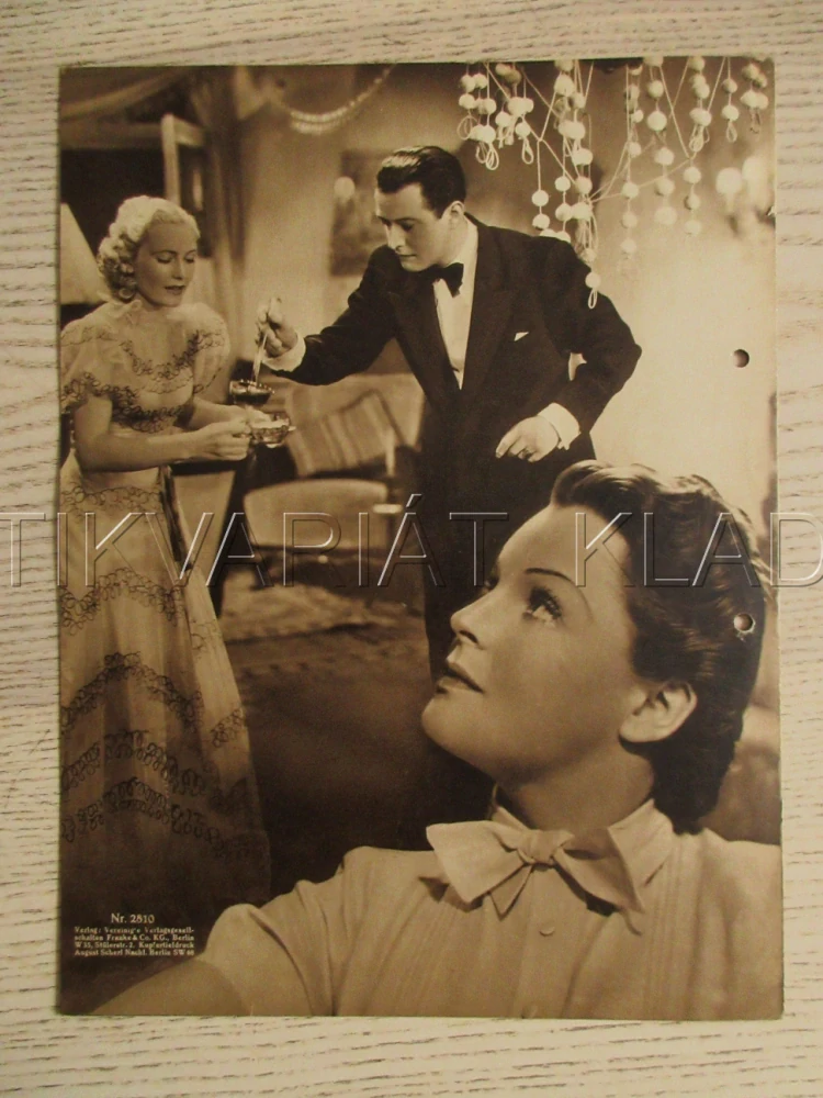 ZLATÉ SRDCE LÉKAŘKY, E. BALSER, M. SCHNEIDER K. HARDT, FILM NĚM. ŘÍŠE, FILM KURIER VBŠ Č. 2810