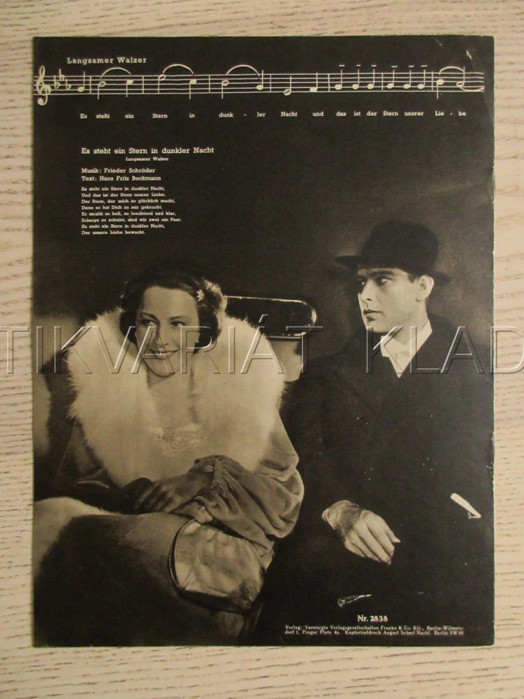 FORTSETZUNG FOLGT, F. LAUTERBACH, V. STAAL, O. SIMA, FILM NĚM. ŘÍŠE, FILM KURIER VBŠ Č. 2838