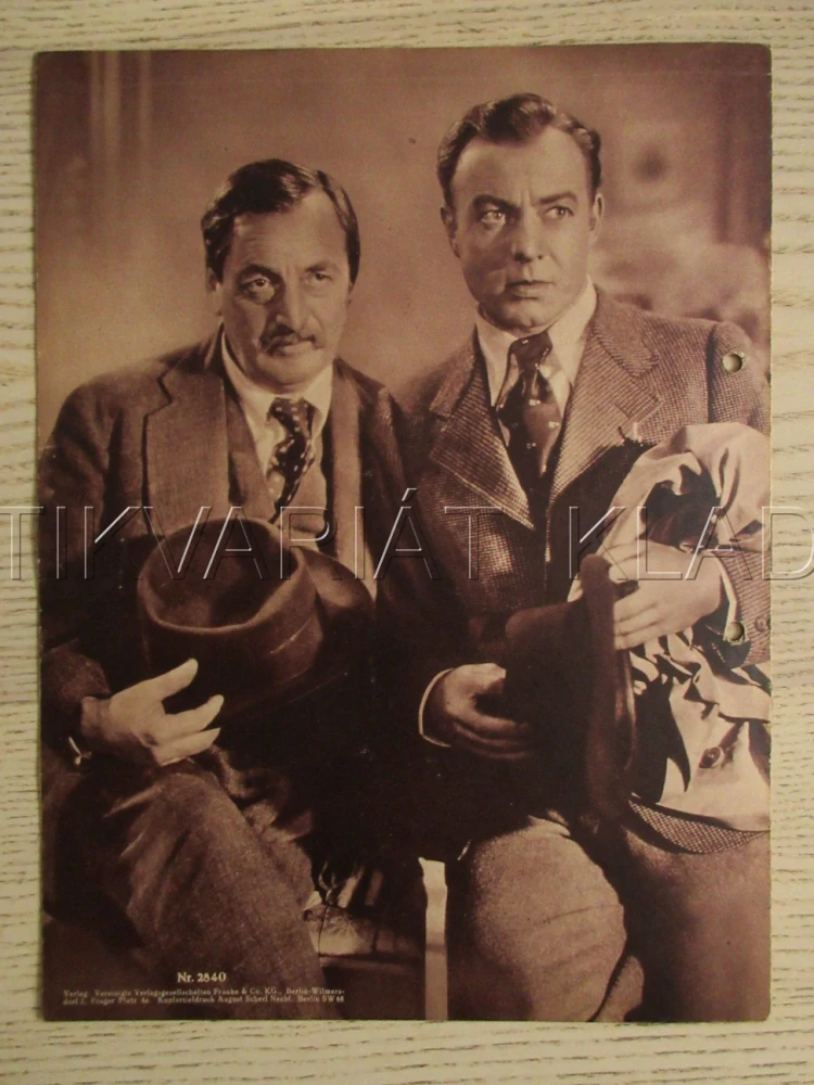 ŠŤASTNÝ SMOLAŘ, H. RÜHMANN, H. MOSER, A. ROSAR, FILM NĚM. ŘÍŠE, FILM KURIER VBŠ Č. 2840