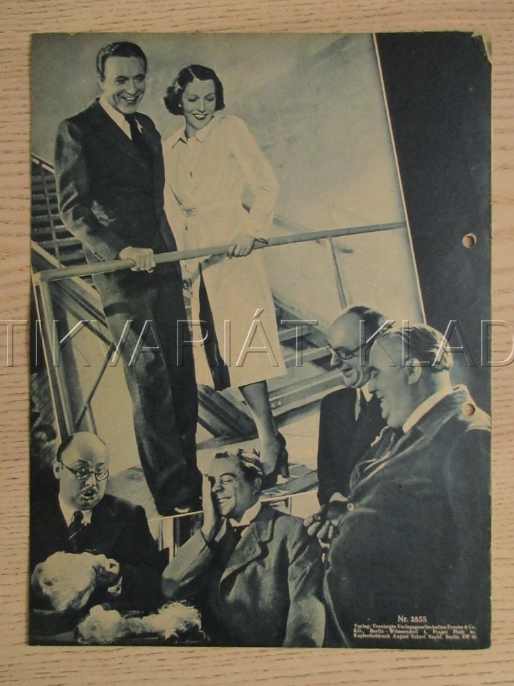 AM SEIDENEN FADEN, P. BILDT, W. FRITSCH, K. V. NAGY, FILM NĚM. ŘÍŠE, FILM KURIER VBŠ Č. 2855