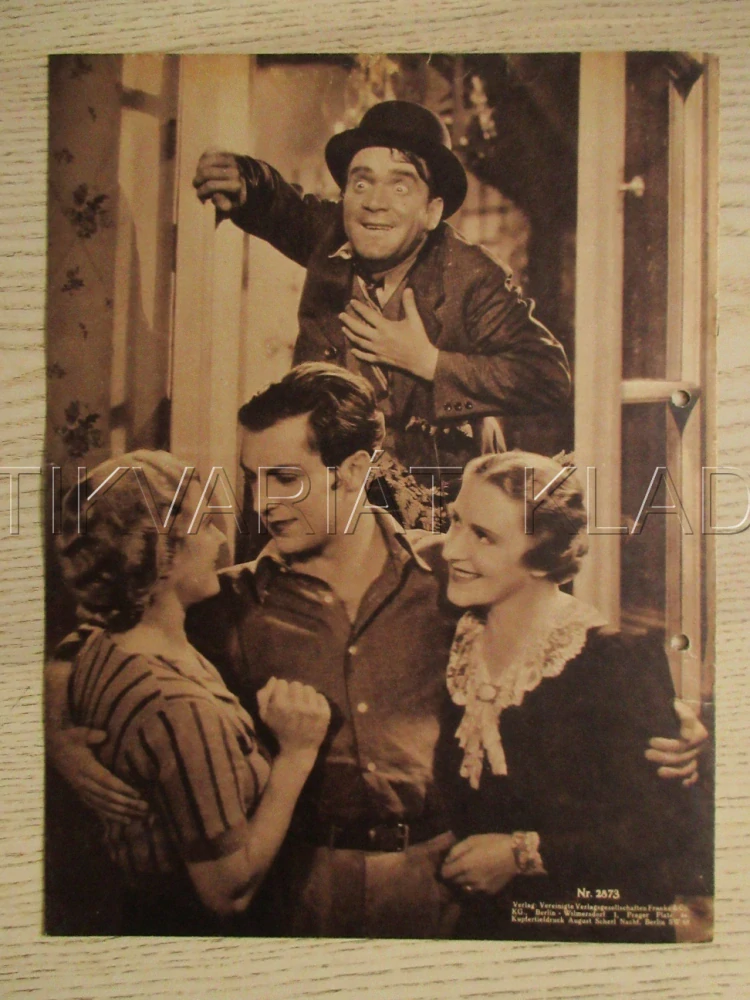 DER OPTIMIST, V. DE KOWA, H. PORTEN, E. ELSTER, FILM NĚM. ŘÍŠE, FILM KURIER VBŠ Č. 2873