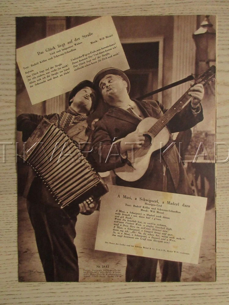 SOUDNÍ SLUHA ADVOKÁTEM, H. MOSER, I. WÜST, L. ENGLISCH, FILM NĚM. ŘÍŠE, FILM KURIER VBŠ Č. 2882